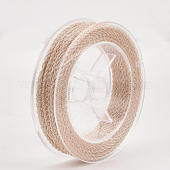 Паяные латунные покрытые железные веревочные цепи&nbsp;CH-T002-04RG