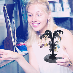 Пластиковые серьги в форме брызг&nbsp;EDIS-WH0016-037