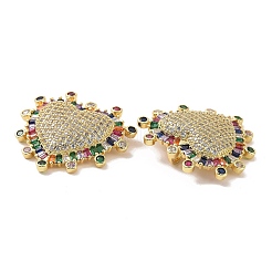 Латунные подвески из микро-паве&nbsp;ZIRC-I063-17G