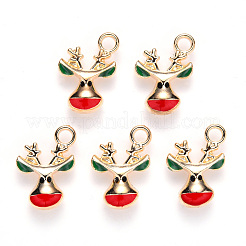 Pendentifs d'émail en alliage&nbsp;ENAM-S121-014
