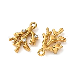 Acciaio inossidabile 304 con ciondoli in strass di cristallo&nbsp;RB-L002-02G