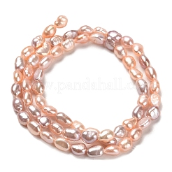 Нити из натурального культивированного пресноводного жемчуга PEAR-E016-106