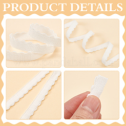 Плоский полиэстеровый широкий эластичный шнур&nbsp;OCOR-WH0100-22B