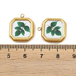 Pendenti in acciaio inossidabile 304 stampati&nbsp;STAS-P419-07G-04