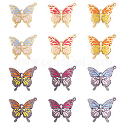 12шт 6 стиля подвески из сплава с эмалью&nbsp;FIND-TA0008-21