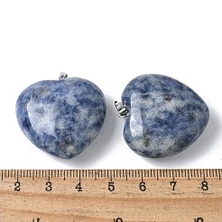 Pendenti con diaspro blu naturale&nbsp;G-A259-02P-08