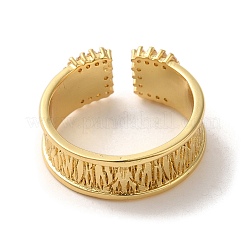 Регулируемые кольца из латунного микропаве из циркония&nbsp;LS-RJEW-K259-01D-G