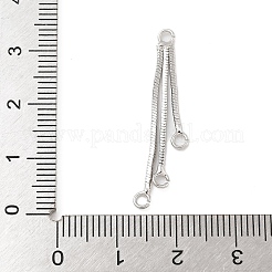 Стойка покрытая латунью цепь с подвесками кольцами KK-A234-002P