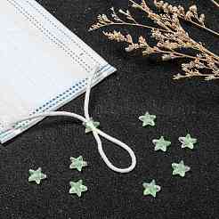 Звездный замок из пластикового шнура из ПВХ для крышки рта X-KY-D013-02A