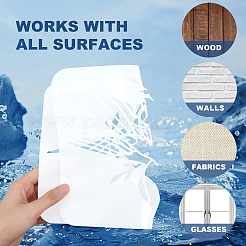 2 pz 2 stili pet scava fuori disegno pittura stencil&nbsp;DIY-MA0003-49