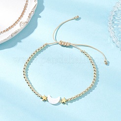 Браслеты из плетеных бусин из синтетического гематита класса АА с гальваническим покрытием&nbsp;BJEW-JB12586