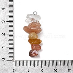 Cristal de cuarzo natural de color degradado&nbsp;PALLOY-JF02790-09