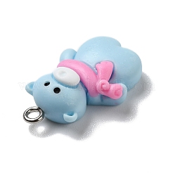 Подвески из непрозрачной смолы RESI-D055-046P