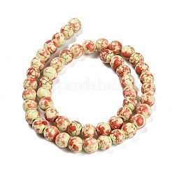 Синтетических нитей бирюзовые бусы TURQ-F019-03B