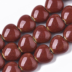 Фарфоровые бусины ручной работы&nbsp;X-PORC-S498-15A-19