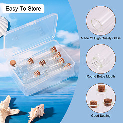 12шт 6 стиля стеклянная бутылка&nbsp;CON-TA0001-09