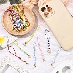 30 шт. 6-цветный плетеный нейлоновый шнур для мобильных ремней&nbsp;FIND-YW0011-77