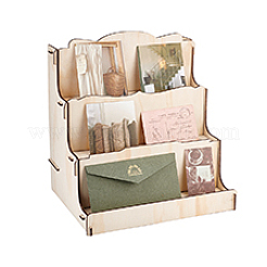 3-fach-Holzdisplayständer zur Postkartenaufbewahrung&nbsp;ODIS-WH0030-116