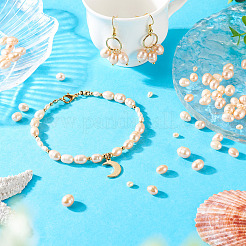 55 шт. 4 вида бусин из натурального культивированного пресноводного жемчуга PEAR-TA0001-18