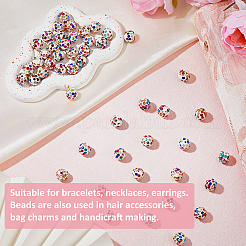 120 шт. бусины из горного хрусталя и глины&nbsp;CLAY-FH0001-27B