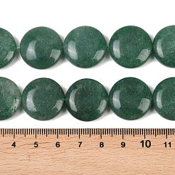 Естественный зеленый авантюрин бисер нитей&nbsp;G375-27A