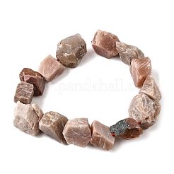 Натуральный Sunstone бисер пряди G-S386-C01