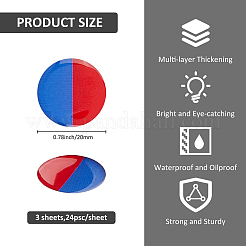 Публичные знаки из кристаллической эпоксидной смолы AJEW-WH0604-43B