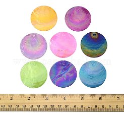 24 шт. подвески из натуральной ракушки капиз SSHEL-FS0001-05