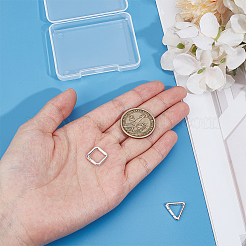 2 шт. 2 стиля 925 кольца с пружинным затвором из стерлингового серебра&nbsp;STER-PH0004-06