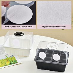 Хлопчатобумажные принадлежности для посадки фильтрующая прокладка для грибов&nbsp;AJEW-WH20019-92