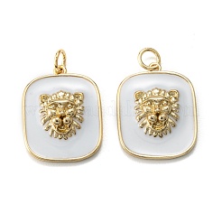 Настоящие позолоченные кулоны из латуни с эмалью 18k&nbsp;KK-A155-16G