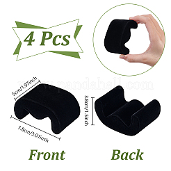 Бархатные подушки для демонстрации ювелирных изделий&nbsp;ODIS-WH0043-195A