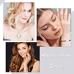 400шт стеклянные бусины с 2 отверстиями SEED-CN0001-08