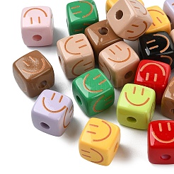 20 шт. непрозрачные акриловые бусины для выпечки&nbsp;OACR-YW0004-29