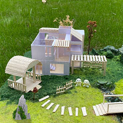 10 шт. 5 стиля смоляных горных украшений AJEW-FH0005-11