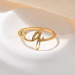 Кольца-манжеты из нержавеющей стали 304 для женщин RJEW-D285-01G-Q