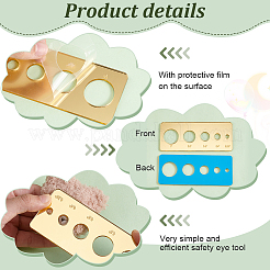 Акриловый безопасный инструмент для вставки глаз для изготовления игрушек TOOL-WH0127-45C