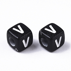 Непрозрачные акриловые бусины&nbsp;SACR-N002-01V