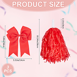 Пластиковые помпоны для черлидинга цветы для черлидинга&nbsp;AJEW-CN0002-96A