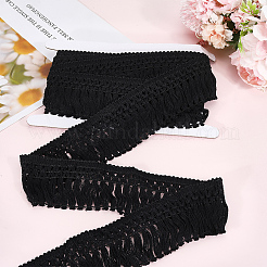 Franges en dentelle de coton garnitures de pampilles&nbsp;OCOR-GF0005-07B-04