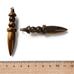 Естественно тигровый глаз большие кулоны&nbsp;G-H338-03P-04