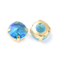 Эффект лунного света плоский круглый шить на стразах&nbsp;RGLA-G018-01A-01