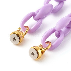 Акриловая цепочка для телефона с цепочкой HJEW-JM00494-02