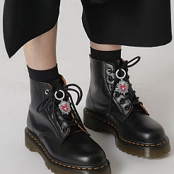 8 stücke 4 stile legierung emaille schuhe charme&nbsp;HJEW-BM0001-02