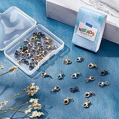 50 шт. 5-х цветные карабины из нержавеющей стали 304&nbsp;STAS-NB0001-32