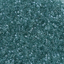 MIYUKIデリカビーズ  シリンダー  日本製シードビーズ  11/0  （db0112)透明な海の泡の光沢  1.3x1.6mm  穴：0.8mm  約2000PCS /ボトル  10 G /ボトル&nbsp;SEED-JP0008-DB0112