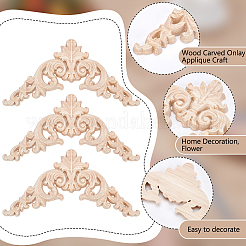 30шт. декоративная наклейка на дверцу шкафа из каучукового дерева&nbsp;FIND-WA0001-01