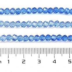 Прозрачные окрашенные стеклянные бусины&nbsp;LS-DGLA-A034-T3mm-A01