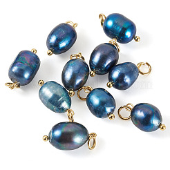 10pcs pendentifs de perles d'eau douce de culture naturelles&nbsp;HJEW-TAC0181