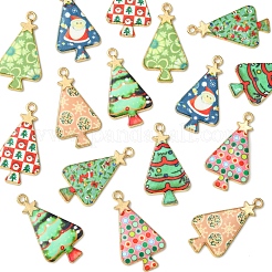 16 шт. 8 цвета подвески из сплава с рождественской тематикой FIND-FS0002-98